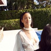 Download Rihanna Full See Through With Tits On Set HD Video
