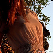 Download PilGrimGirl Sunset with Wild Kitty Picture Set & HD Video 003