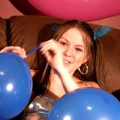 Download Shiny Megan Poppin Balloons AI Enhanced HD Video