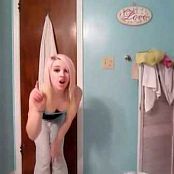 Download Super Cute Blonde Dancing and Teasing The Camera Video