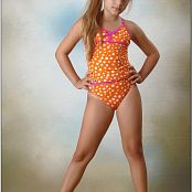 Download TeenModelingTV Khloe Orange Swimsuit Picture Set