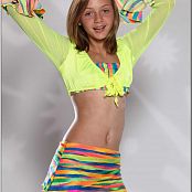 Download TeenModelingTV Alizee Rainbow Skirt Picture Set