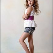 Download TeenModelingTV Alissa Denim Shorts Picture Set