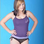 Download TeenModelingTV Christin Purple Tank Picture Set