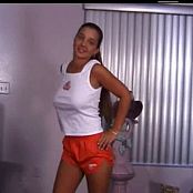 Download Christina Model Orange Shorts Dance Video