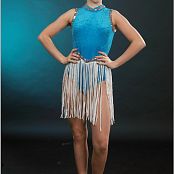 Download TeenModeling Alice Blue Fringe Leotard Picture Set