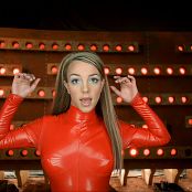 Download Britney Spears Oops I Did It Again Red Latex Catsuit Uncut Angle 1 AI Enhanced Video