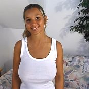 Download Christina Model White Tank Top AI Enhanced HD Video