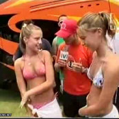 Download 2 Australian Twins Oiled Up On TV Video