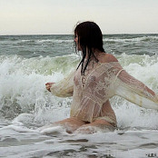 Download PilGrimGirl Wild Kitty Meeting The Sea In Lace & Wind Picture Set & HD Video 002