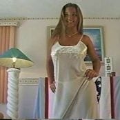 Christina Model White Sheer Dress Dance Tease Video