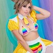 Jessica Nigri Rainbow Maid 007