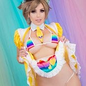 Jessica Nigri Rainbow Maid 009