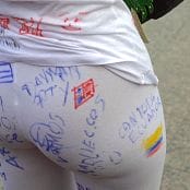 Jeny Smith FIFA World Cup Fan Signs On Her White Clothes Video 120719 mp4 