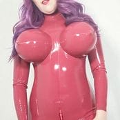 LatexBarbie OnlyFans Red Inflatable Catsuit Video 010819 mp4 