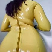 LatexBarbie OnlyFans Yellow Catsuit Black Facemask 2 Video 1 111019 mp4 