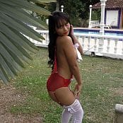 Thaliana Bermudez Red Mini and White Stockings TCG 4K UHD Video 010 121119 mp4 