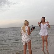 Cinderella Story Pink Rabbit Shooting On The Beach HD Video 004