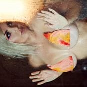 Jessica Nigri Orange Bikini Wallpapers Pack 001