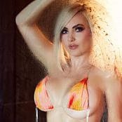 Jessica Nigri Orange Bikini Wallpapers Pack 004