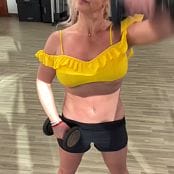 Britney Spears Instagram Cute Workout Routine Video 060222 mp4 