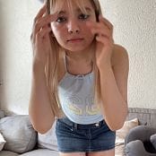 Lily Rose Patreon Denim Skirt Picture Set & HD Video