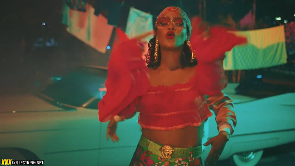 Music video with Rihanna. 