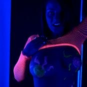 Nikki Sims Body Paint AI Enhanced HD Video