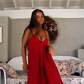 Christina Model Red Lingerie AI Enhanced Video