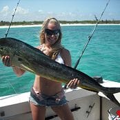 Rachel Sexton Deep Sea Sport Fishing In A Thong 002