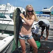 Rachel Sexton Deep Sea Sport Fishing In A Thong 004