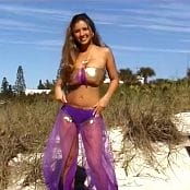 Christina Model Belly Dancing Outfit 1 AI Enhanced Video