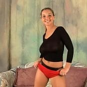 Christina Model 061 Black Shirt and Red Shorts AI Enhanced TCRips Video 140223 mkv 