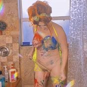 Bailey Jay Washes Off Paint and Wanks HD Video 270423 wmv 