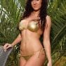 ThisIsGlamour Stunning Beauty Charlene Nicholls Covered In Gold 005088