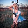 Cosplay Models Dump Blue Bunny IMG 2798