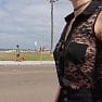 Shy Goth Exhibitionist   Beachside Stroll   Lace Blouse Video mp4 0000