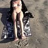 Shy Goth Exhibitionist   Nude Beach Video mp4 0009
