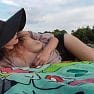 Shy Goth Exhibitionist   Park visit in a Flowy Top Video mp4 0009