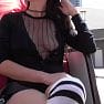 Shy Goth Exhibitionist   Pedicab Sheer Top Tour Video mp4 0015