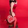 Alexandra Snow Red Valentines Pinup 002
