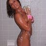 Keira Model Pink Panties Shower 025