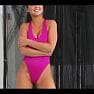 Christina Model Pink One Piece Swimsuit 1080p 60fps H264 128kbit AAC Video mp4 0001