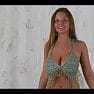 Christina Model Turquoise Top Gold Short Shorts 1080p 60fps H264 128kbit AAC Video mp4 0000