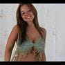 Christina Model Turquoise Top Gold Short Shorts 1080p 60fps H264 128kbit AAC Video mp4 0002