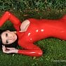 Latexotica Complete Siterip Lilly RedCatsuit 10 047