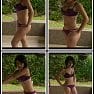 TBF Set 014 Purple Thong And High Heels 180722