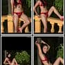 TBF Set 329 Yesica Munoz Red Two Piece Bikini 180722