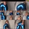 Mistress T 2015 blue shiny pants Video 281222 mp4