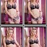 Tanya Tate Black Satin Pink Frill French Knickers Lingerie Pics 040423
